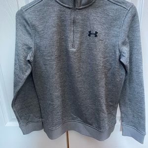Boys’ Armour fleece ¼ Zip, size Youth Large